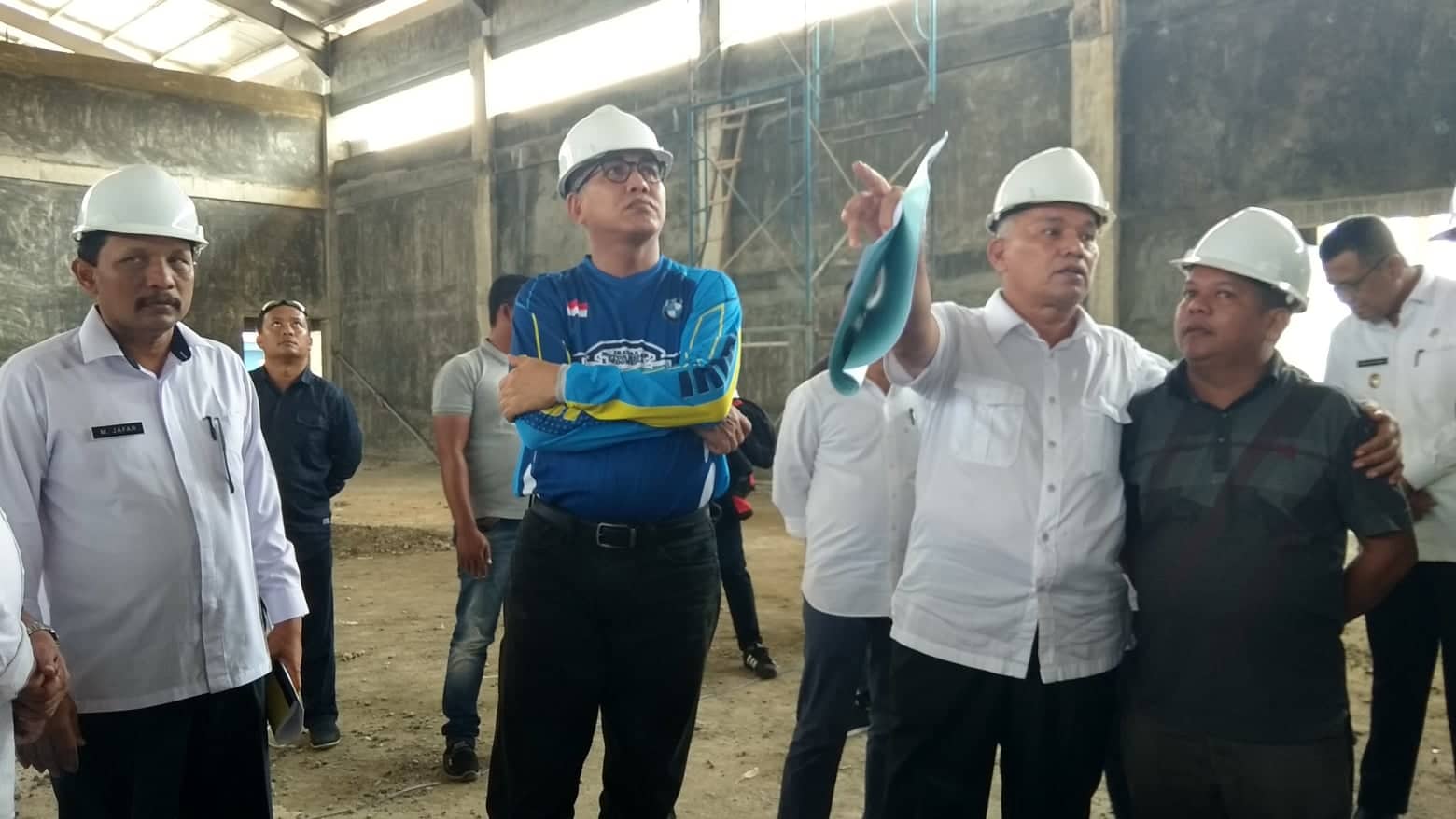 PT. Putra Nanggroe Aceh Baru 55 Persen Bangun Gedung Serbaguna dan Tribun Utama MTQ Tahap II